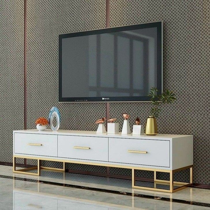 ترابيزة tv بقواعد استانلس ستيل